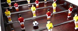 Barrington foosball coffee table players