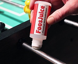 maintain rods on foosball table