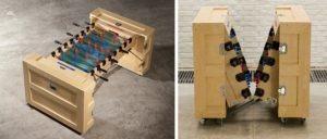 Foldable foosball table – CRATES