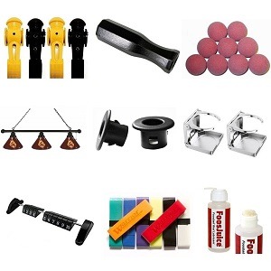 Rong Rubber Foosball Handles Non-Slip Set of 8PCS Soccer Foosball Table Handle Replacement 