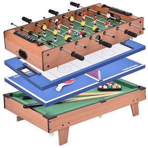 Giantex 4-in- 1 Foosball Multi-Game Table