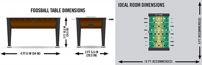 How Much Room Do You Need For a Foosball Table