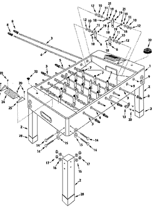 Foosball Table Parts and Accessories